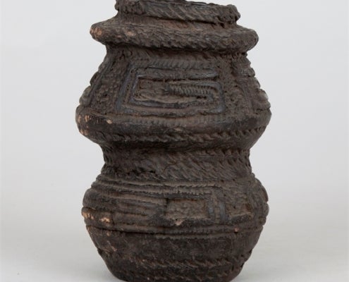 12. Japanese Prehistoric Vase (Unknown) 1948.1-C Japanese Artist Unknown, Japanese Prehistoric Vase ceramic Gift of Mrs. George W. Pigman