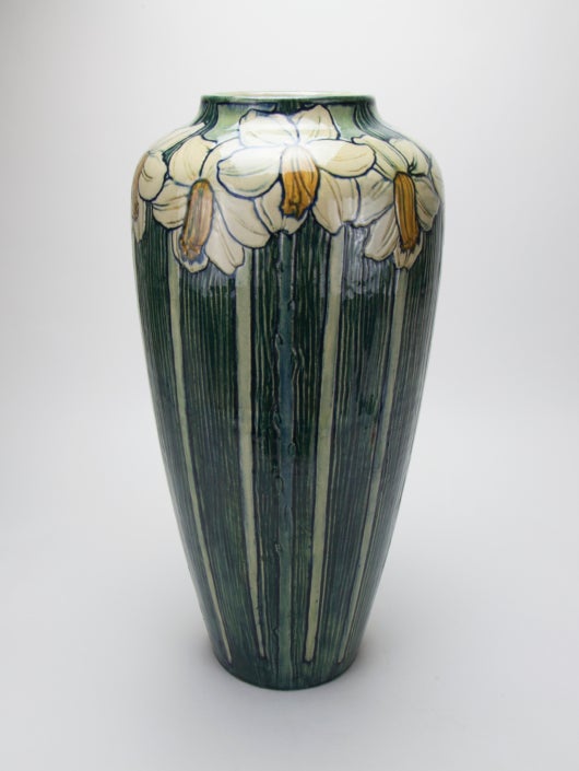 Vase with Stylized Jonquil Design