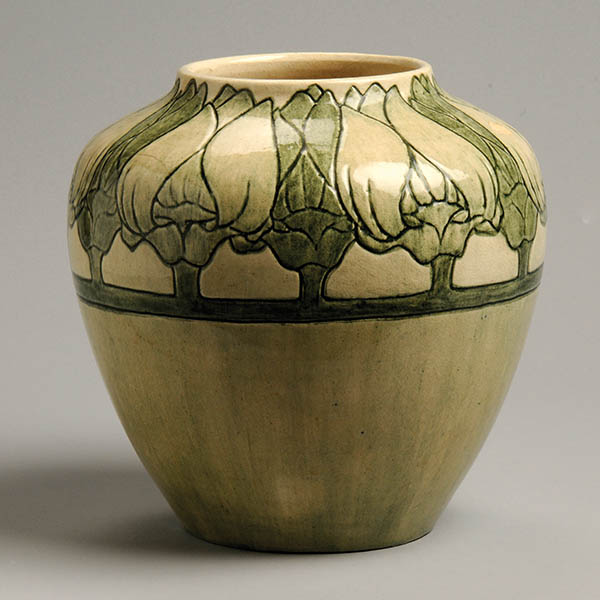 Harriet Joor, artist, Japanese magnolia vase, c. 1904