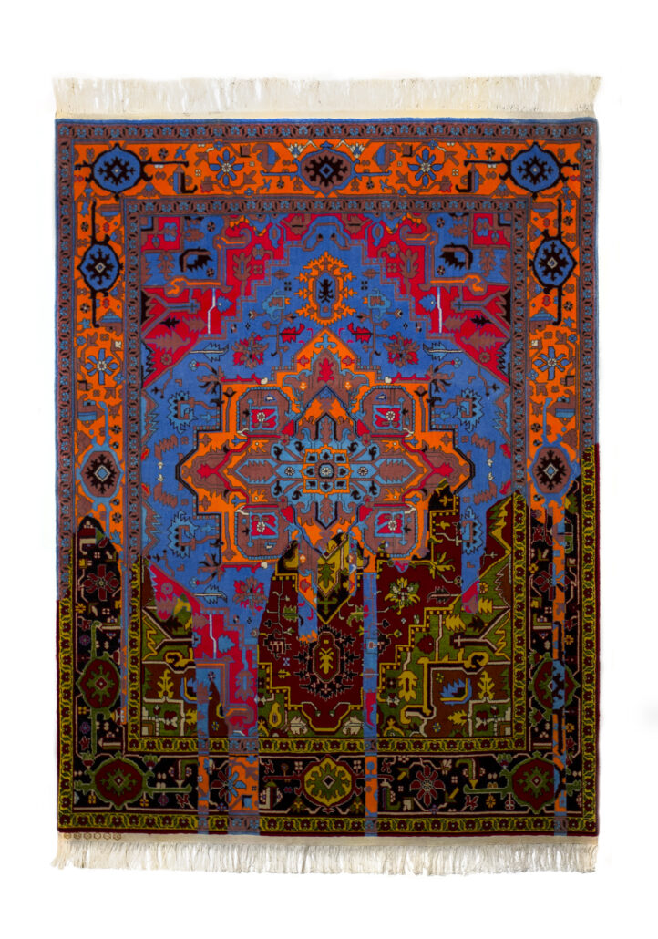 Faig Ahmed. Invert, 2014. Handmade wool carpet.